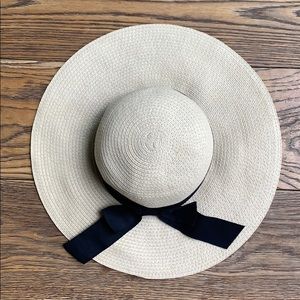 J.Crew girls straw sun hat